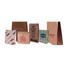 American style paper grab bags