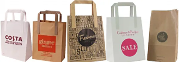Flat Tape Handle Paper Bags