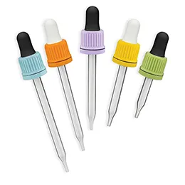 Colored Dropper Pipette Caps