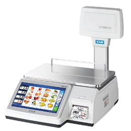 cl7200 touch screen label printing scale