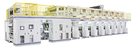 Electronic Line Shaft Rotogravure Printing Press CCI-G936 ESPL