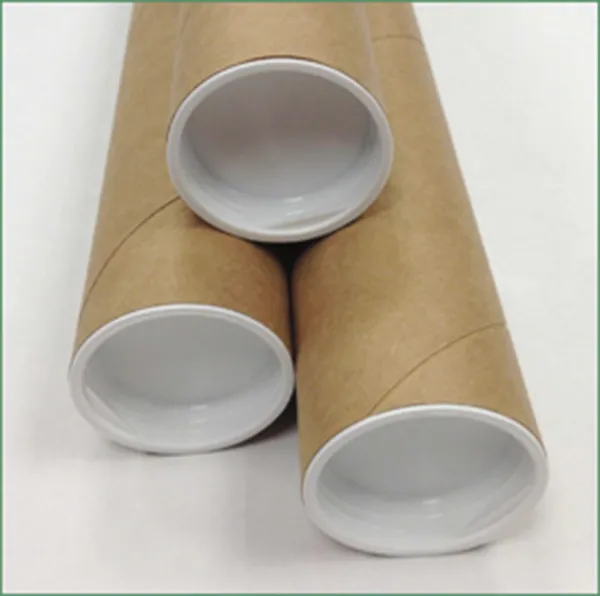 Kraft Tubes with Plastic Plugs