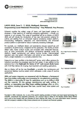 Empowering Laser Materials Processing – Any Material. Any Process.