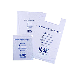 Compostable water-soluble H2OK bag 