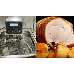 Sousvide bags for subsequent roasting