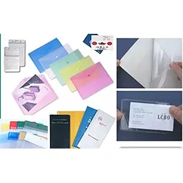 VINYL + POLYPROPYLENE ENVELOPES