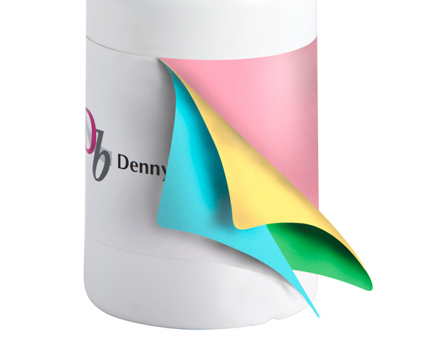 Three-ply synthetic full colour label