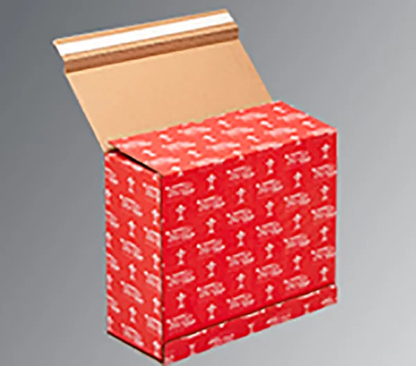 Glued crash lock containers