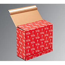 Glued crash lock containers