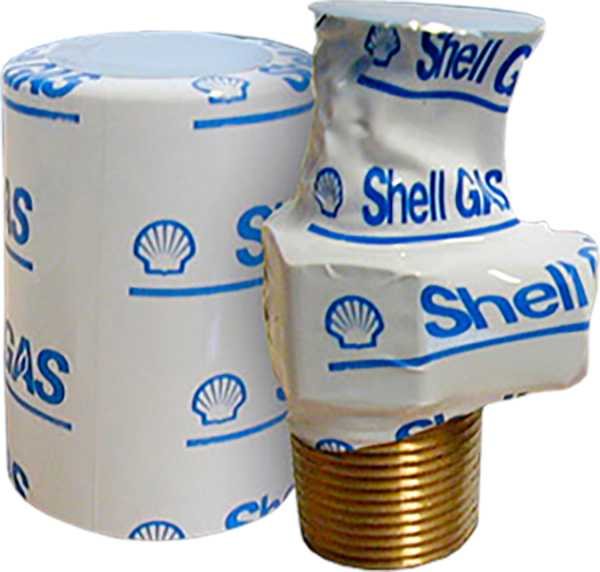 Shrink sleeves for gas valves