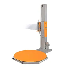 Automatic motorised stretch wrappers