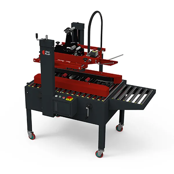 Semiautomatic single format case sealer