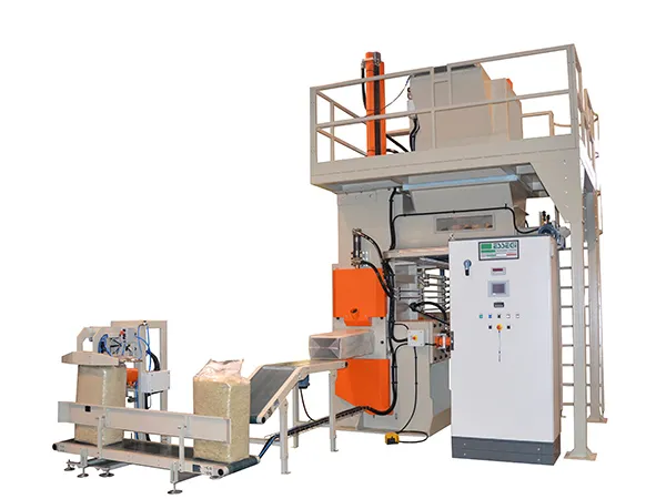 Semi-automatic horizontal baler for 20-25 kg bales