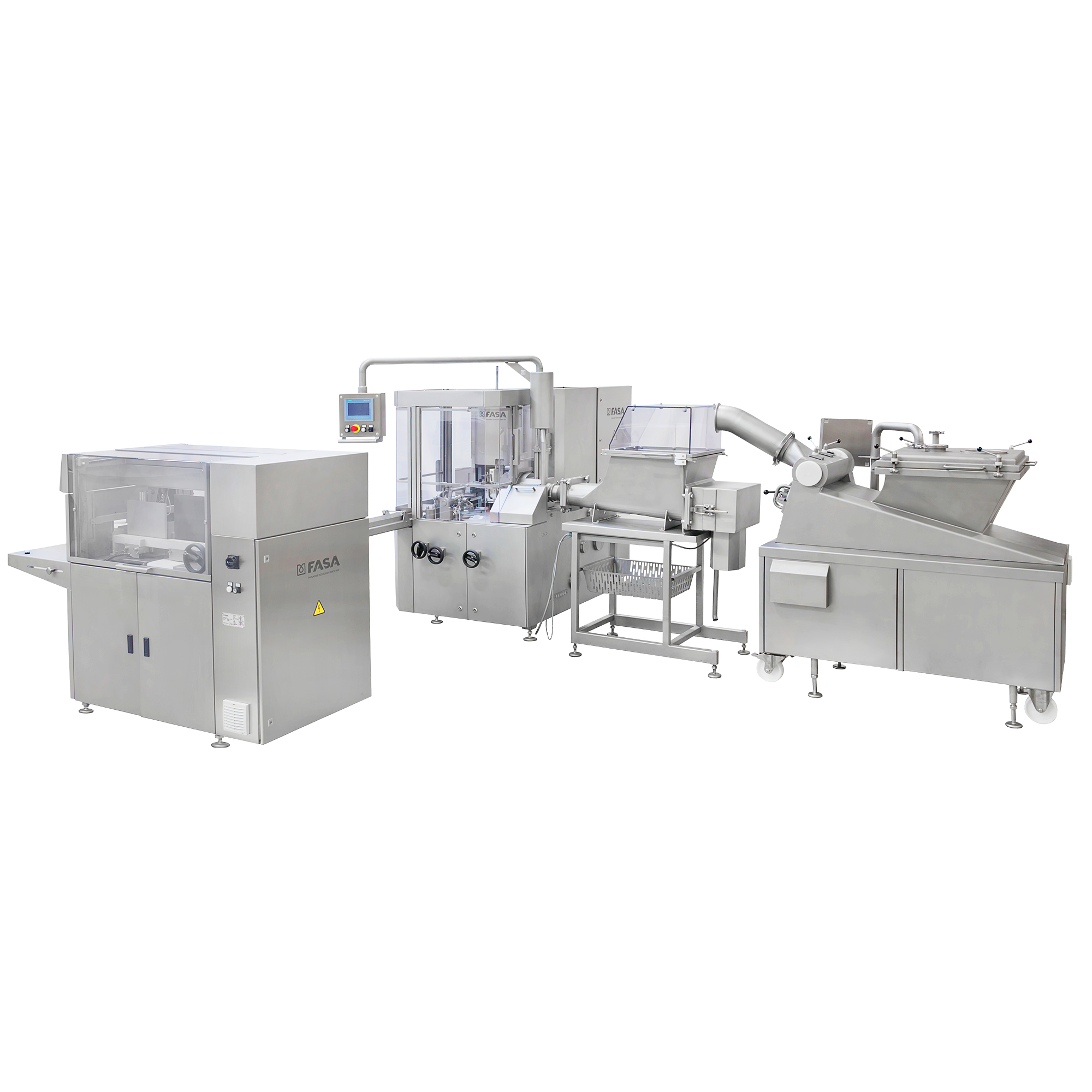 Butter re-packing line