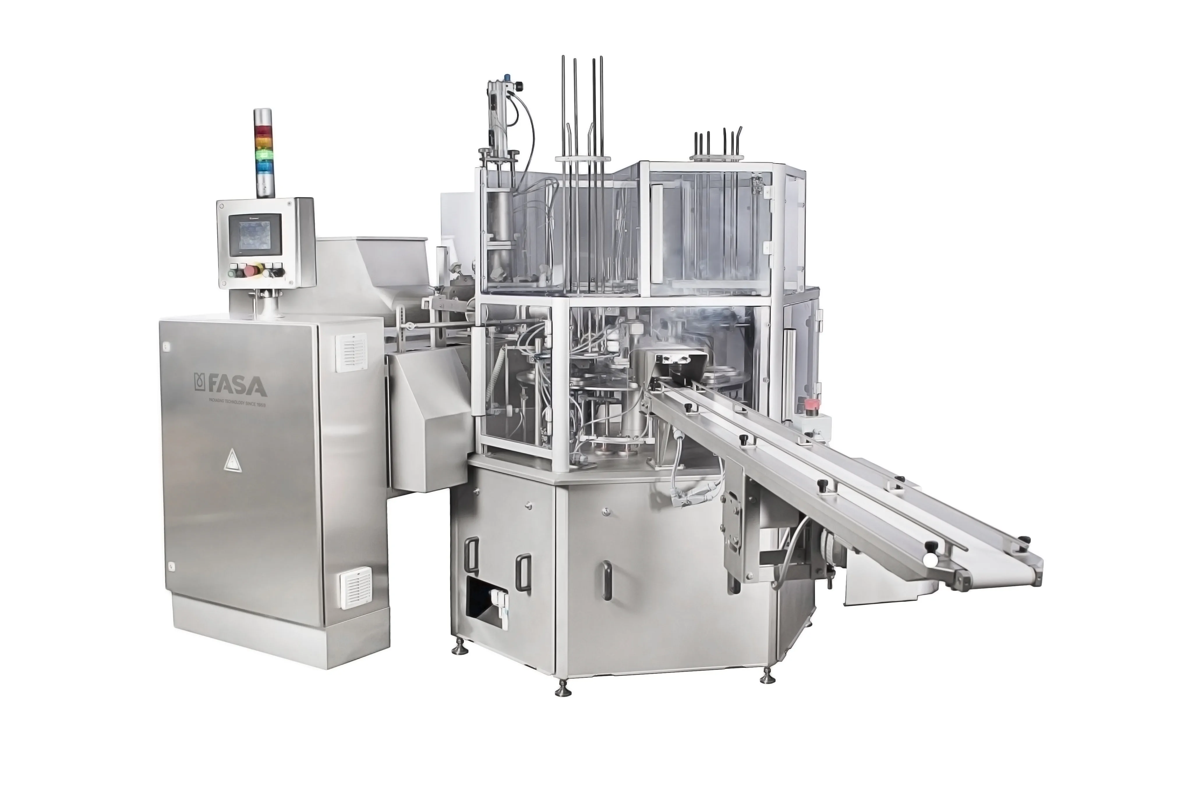 Cup or tub filling and sealing machine - RFS 40