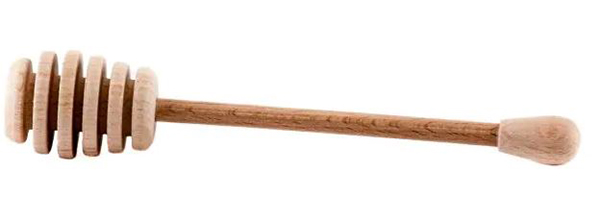 6 Quality Beech Wood Honey Dippers