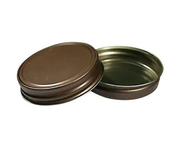 70-450 Rustic Bronze Colored Tin-Steel Unlined CT Lid