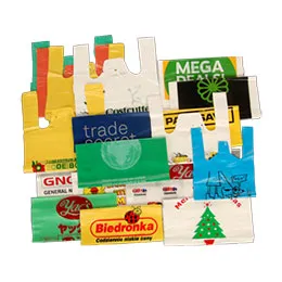 HDPE Printed Vest Type Carrier Bags