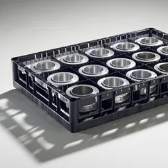 Industrial rack with system