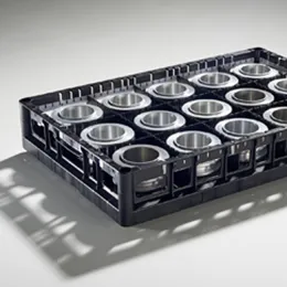 Industrial rack with system