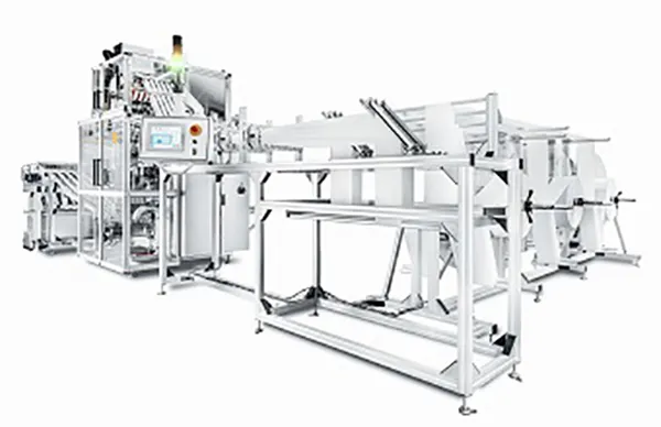 Sealed edge bag machines