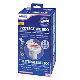 Toilet bags, 65x39cm, 600ml, 20 pcs.