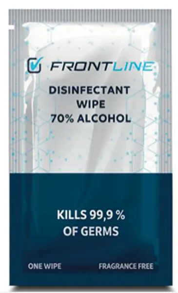 Front Line Hand Wipes - 70% Alcohol