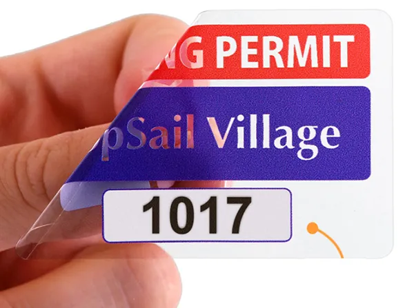 STATIC VINYL LABELS