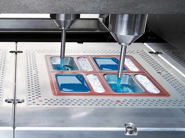 Production of portion packs