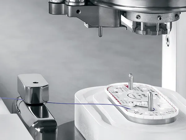 Production of suture material