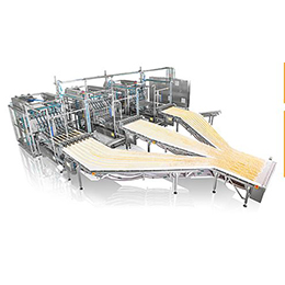 Packaging lines for stackable chips