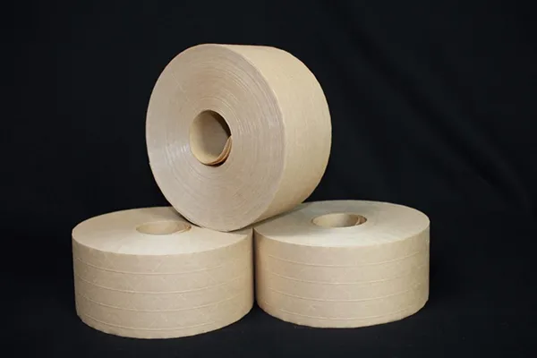 Reinforced water activated tape
