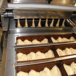 DANIELLE - A multi-purpose line for sprinkling and filling pastry products