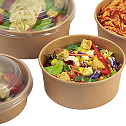 Paper food bowls