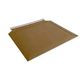 Fullboard mailers, white, coated, long-side opening