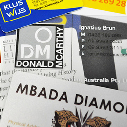 PVC Plastic ID and Business Card Printing