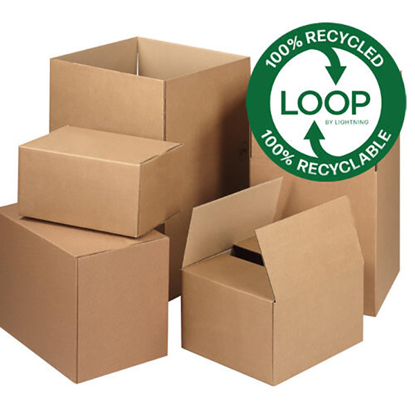 LOOP Eco-Friendly Single Wall Cardboard Boxes   Cartons