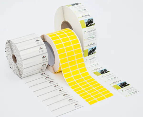 Printed labels Individual labeling