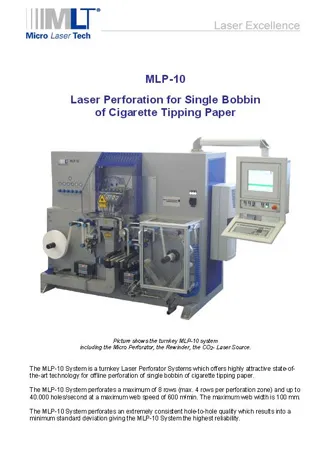 Laser Perforation