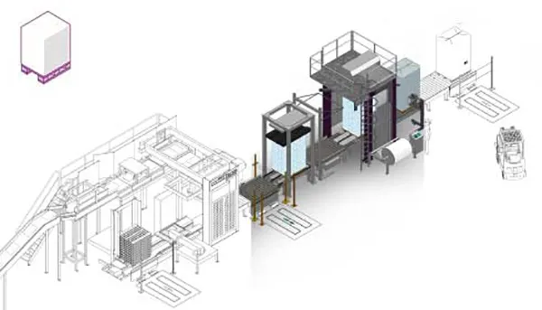 Automatic stretch hood machine (HSA-Vario)