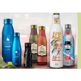ALUMINUM BEVERAGE BOTTLES