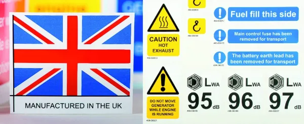 Plastic Labels & Signage