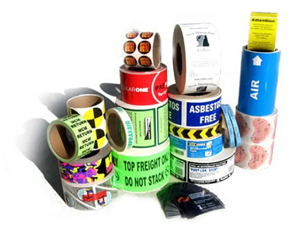CUSTOM PRINTED TAPES & LABELS