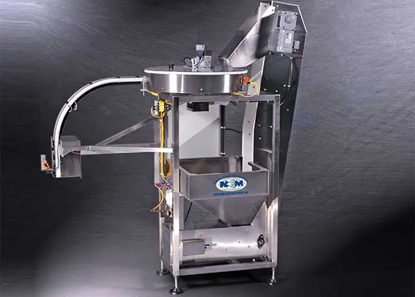 Vertical feed unscrambler