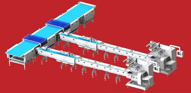 Automatic feeding production line