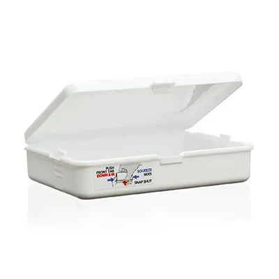 White Child Resistant Clamshell Container