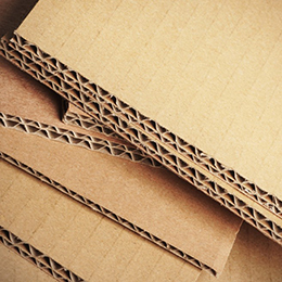 Stock corrugated boxes and sheets