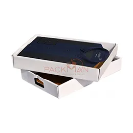 Shirt Packing Box (White Corrugated)
