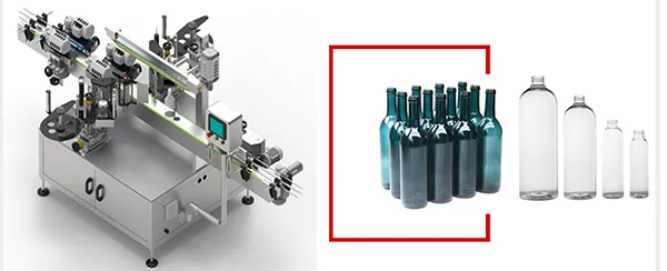 FRONT BACK WRAPAROUND LABELING MACHINE
