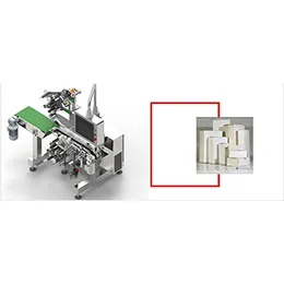 TOP BOTTOM TAMPER PROOF LABELING MACHINE